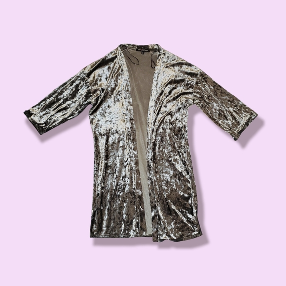 Gray Velvet cardigan - Picture 1 of 2